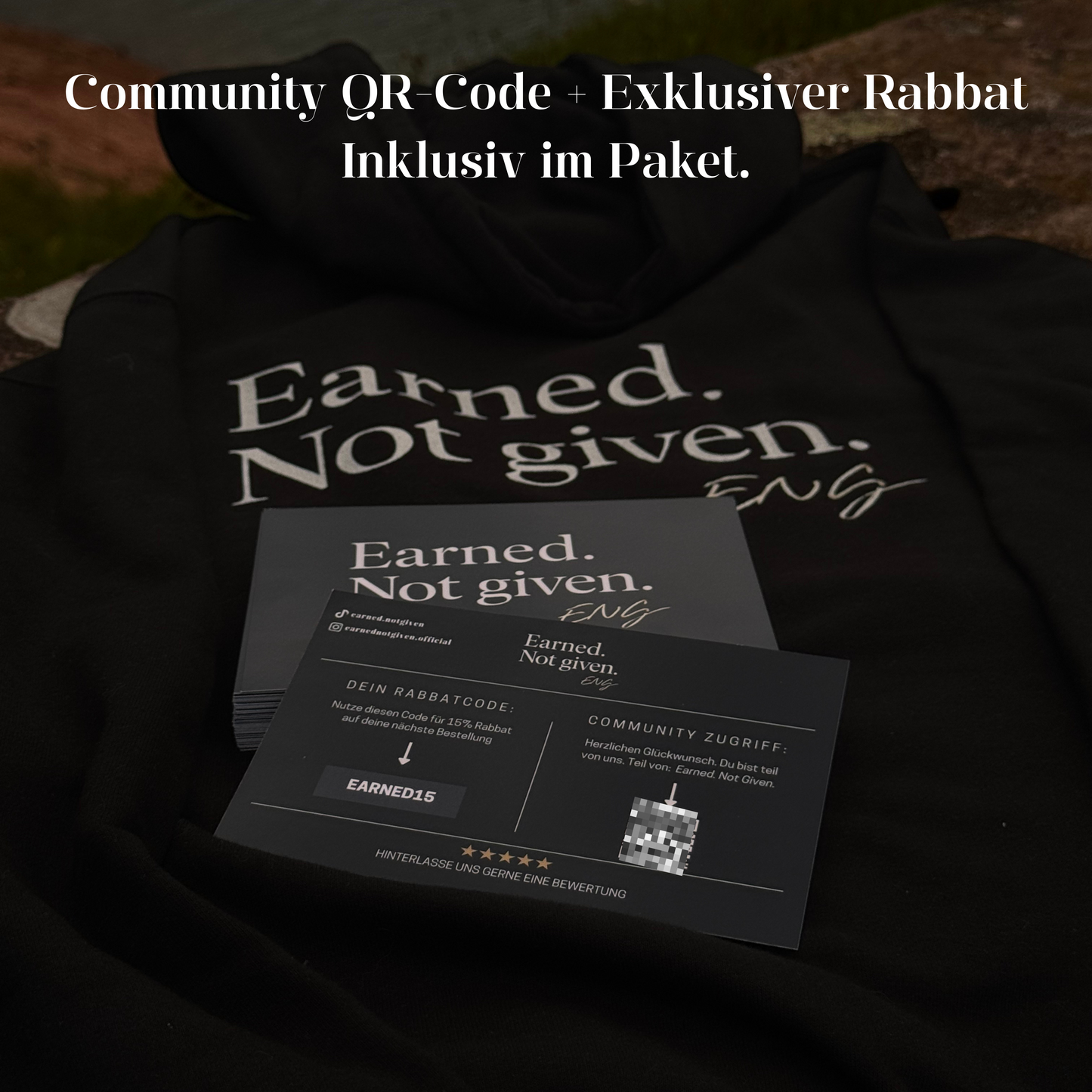 "Earned. Not Given" Hoodie